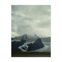 Eyjafjallajokull Vulcano with Glacier postcard