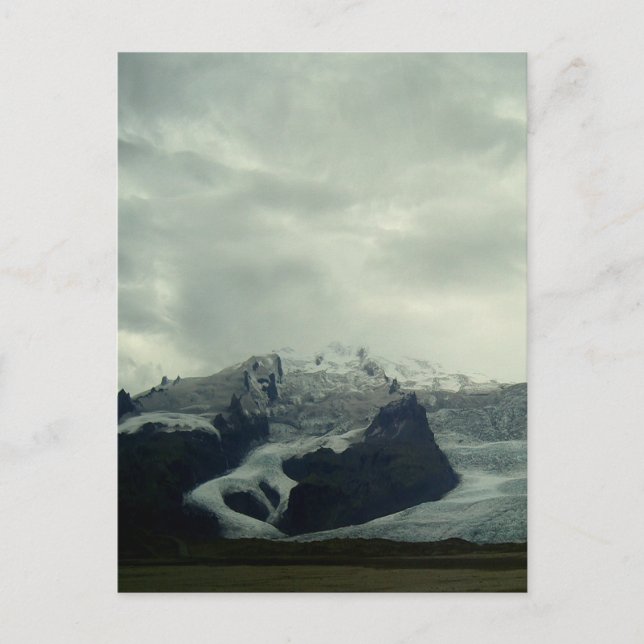 Eyjafjallajokull Vulcano with Glacier postcard (Front)