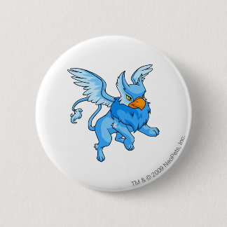 Eyrie Blue 6 Cm Round Badge