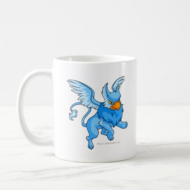 Eyrie Blue Coffee Mug (Left)