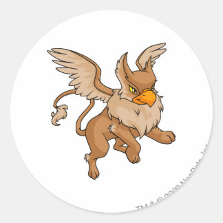 Eyrie Brown Classic Round Sticker