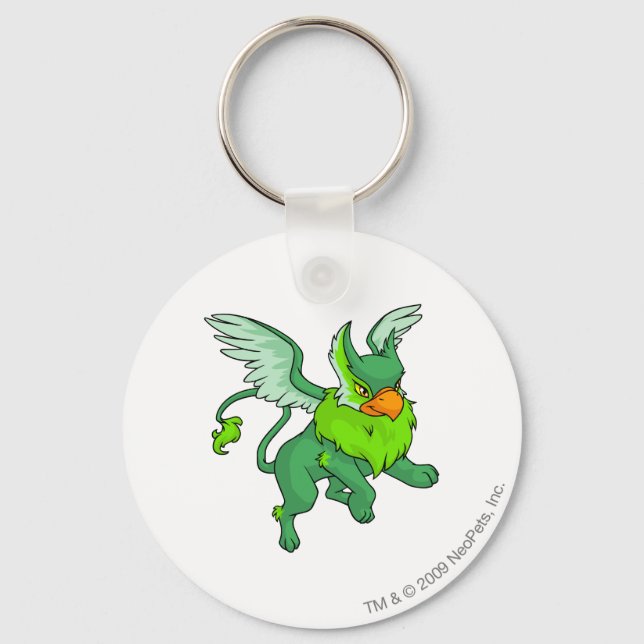 Eyrie Green Key Ring (Front)