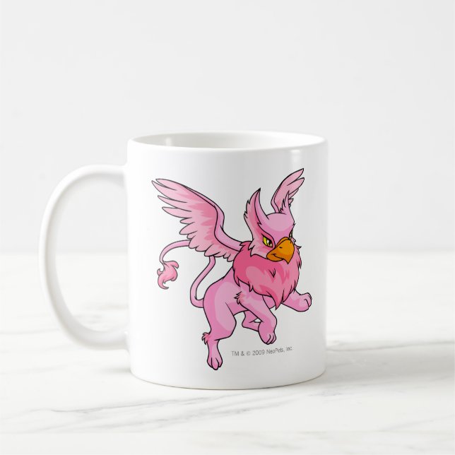 Eyrie Pink Coffee Mug (Left)