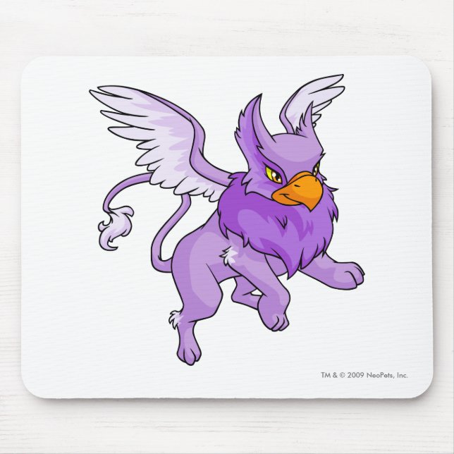 Eyrie Purple Mouse Mat (Front)