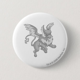 Eyrie Silver 6 Cm Round Badge