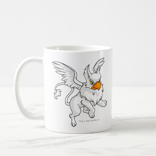 Eyrie White Coffee Mug (Left)