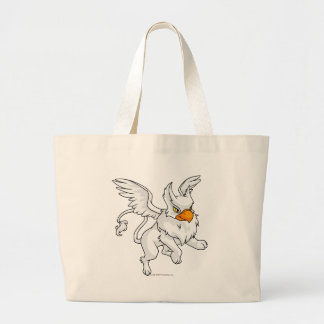 Eyrie White Large Tote Bag