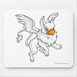 Eyrie White Mouse Mat