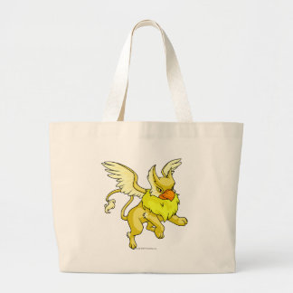 Eyrie Yellow Large Tote Bag