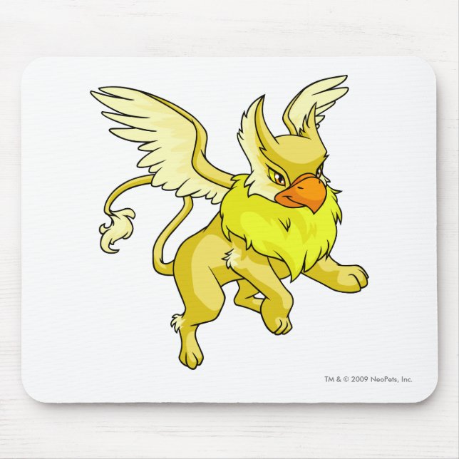 Eyrie Yellow Mouse Mat (Front)