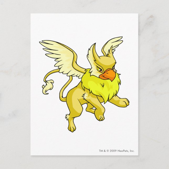 Eyrie Yellow Postcard (Front)
