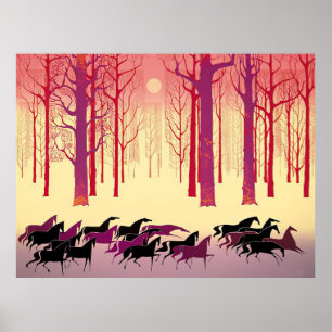 Eyvind Earle - Land of Midnite Sun - 1983; United Poster