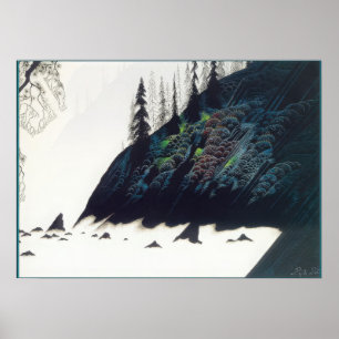 Eyvind Earle - Spruce Redwoods and Pine - Magic R Poster