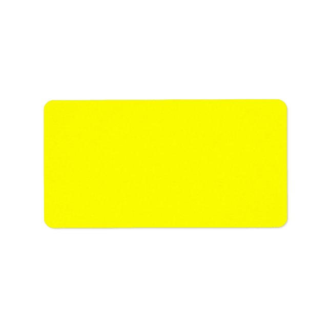 EZ-C Bold Yellow Inkjet Labels (Front)