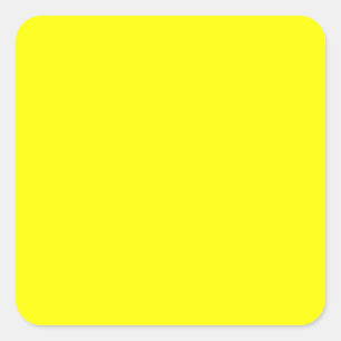 EZ-C Bright Yellow Toiletry Labels/ Square Sticker