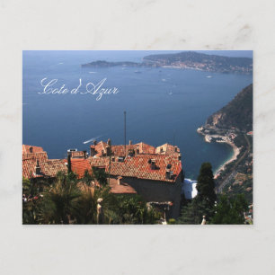 Eze, Cote d'Azur Postcard