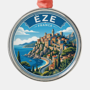 Èze, France France Metal Tree Decoration