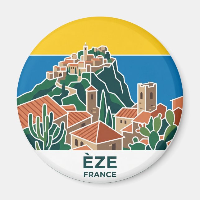 Èze France Magnet (Front)