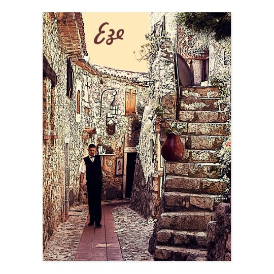 Eze, Provence Postcard