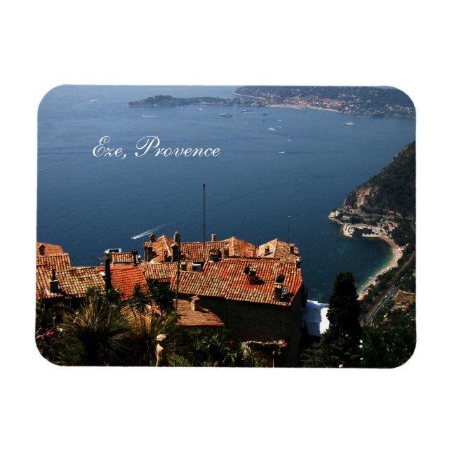 Eze, Provence view magnet (Horizontal)