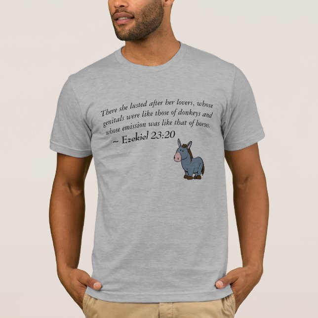 Ezekiel 23:20 T-Shirt (Front)