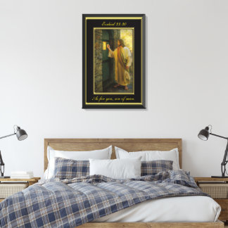 Ezekiel 33:30 As for you, son of man. Canvas Print