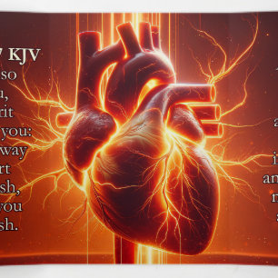 Ezekiel 36:26–27 KJV Tract - Stony Heart of Flesh Tri-Fold Card