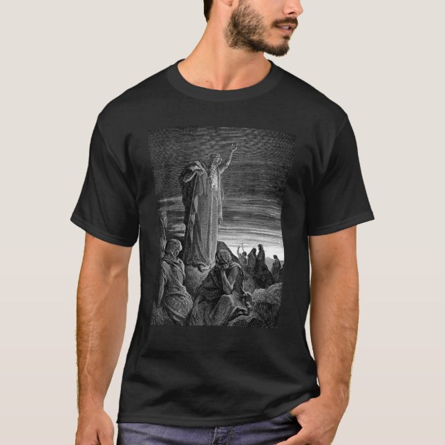Ezekiel Prophesying Gustave Dore Biblical Art T-Shirt (Front)