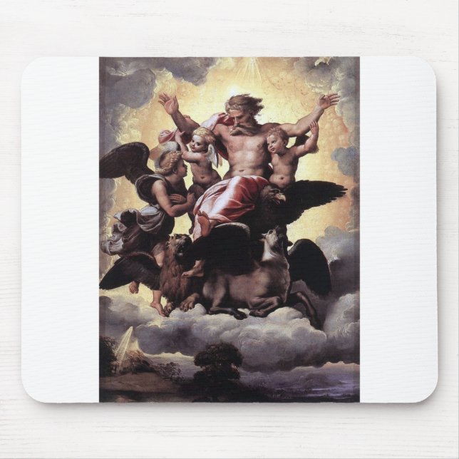 Ezekiel's Vision - Raphael - 1518 Mouse Mat (Front)