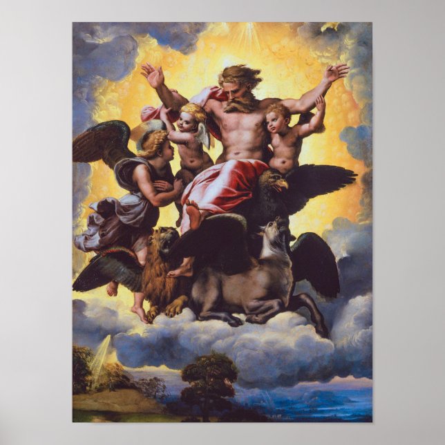 Ezekiel's Vision | Raphael | Poster (Front)