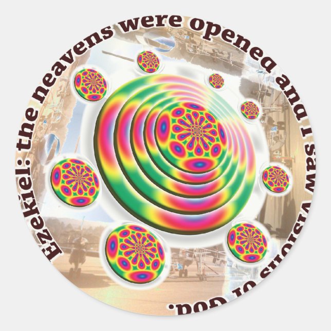 Ezekiel's Wheel Sticker (Front)