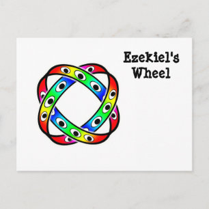 Ezekiel's wheel (you may change the words) postcard