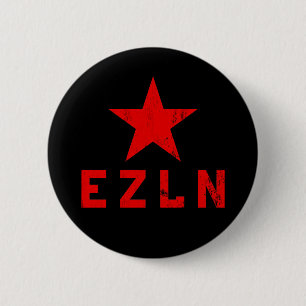 EZLN - Ejército Zapatista de Liberación Nacional 6 Cm Round Badge