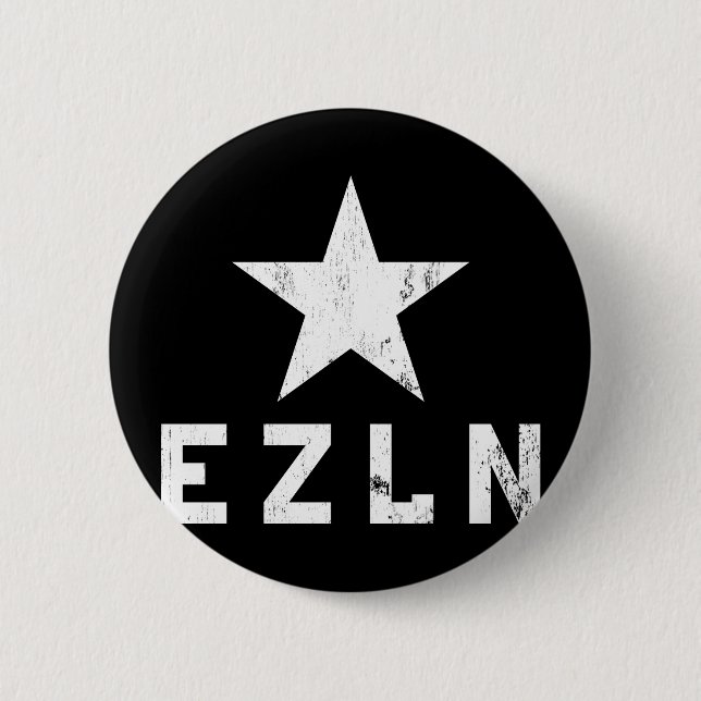 EZLN Zapatista Button (Front)