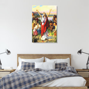 Ezra 8 Ezra Prays for God's Help Canvas