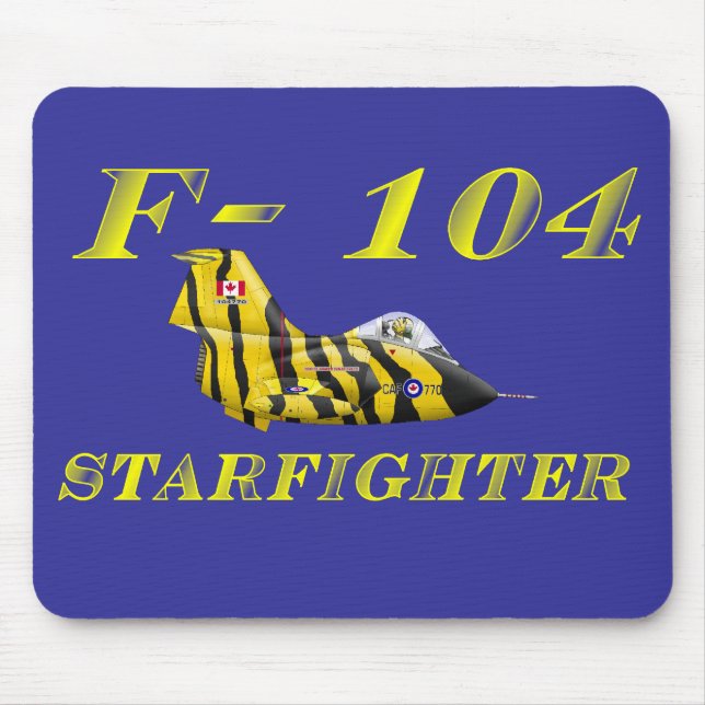 F104 Starfighter Mouse Mat (Front)