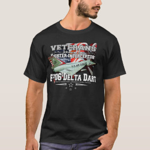 F106 Delta Dart interceptor aircraft T-Shirt