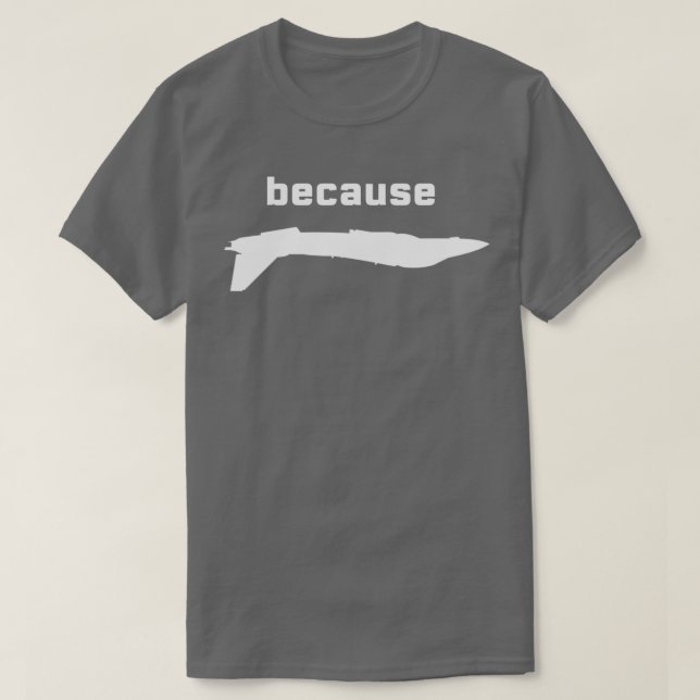 F14 TOMCAT Because I was inverted  T-Shirt (Design Front)