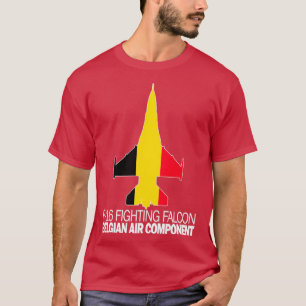 F16 Fighting Falcon Belgian Air ComponentTShirt  T-Shirt