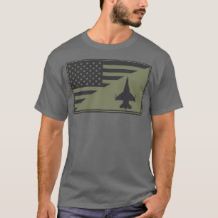 F16 Viper US Flag subdued T-Shirt