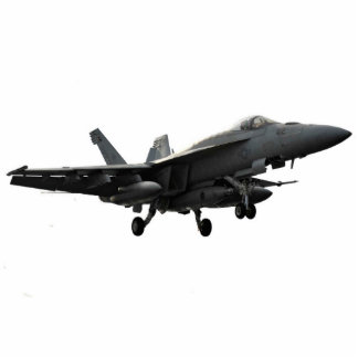 F18 Hornet Standing Photo Sculpture