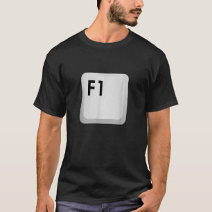 F1 Help keyboard key funny T-Shirt
