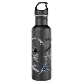 F22 Raptor F18 Hornet F4 Tomcat F35 F15 F16 F117 A 710 Ml Water Bottle