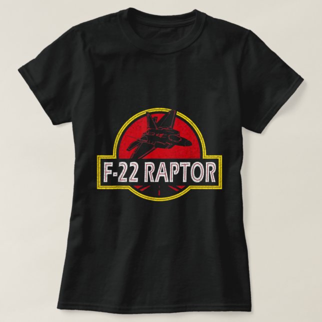 F22 Raptor Fighter Jet Pilot Aeroplane 4th of July T-Shirt (Design Front)