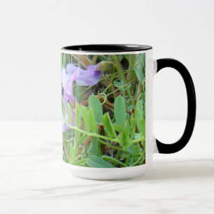 F2 Bee on Purple Wildflowers Mug