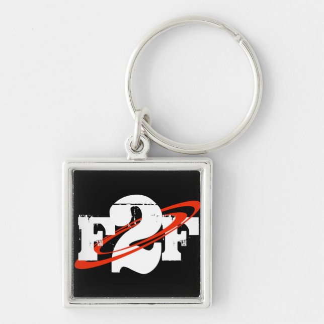 F2F Square Keychain (Front)