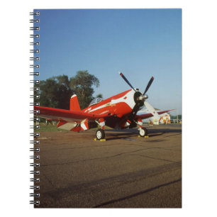 F2G-1D Super Corsair aeroplane at an air show in Notebook
