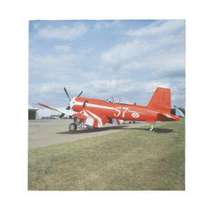 F2G-1D Super Corsair aeroplane at the air show in Notepad