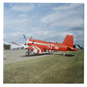 F2G-1D Super Corsair aeroplane at the air show in Tile