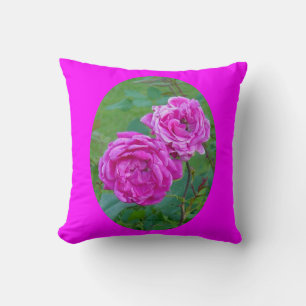 F38 Pink Garden Roses Cushion